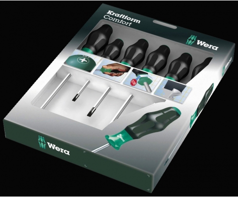 Набор отверток SL PZ Wera Kraftform Comfort 1334/1355 SK/6 WE-031557