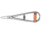 Ювелирные ножницы с изогнутыми лезвиями и закрытыми рукоятками с пружиной Erdi ER-D77-1