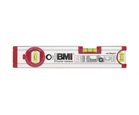 Уровень строительный магнитный 25 см BMI ULTRASONIC 692025TWM