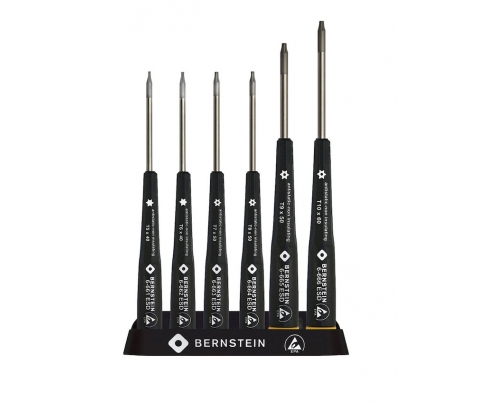 Набор прецизионных  ESD отверток TORX / TORX TR 6 шт. Bernstein BS-6-660