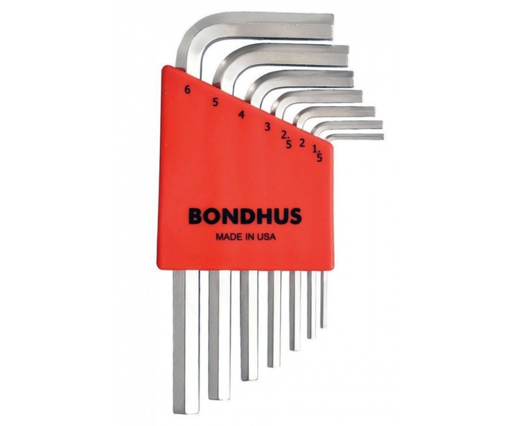 Набор штифтовых ключей HEX Bondhus 16292 коротких 7 предметов