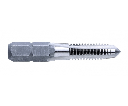 Метчик-бит однопроходной разрезной M8 Exact GQ-05935 шестигранный хвостовик 1/ 4"