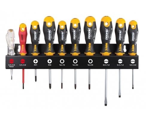 Набор отверток SL PH TORX Felo Ergonic с отверткой VDE и пробником 10 предметов 40091013