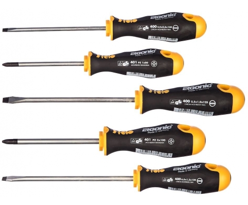 Набор отверток Felo Ergonic SL PZ 5 предметов 40095318