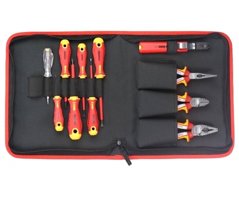 Набор отверток SL PH PZ Felo Ergonic E-Slim VDE с пробником и ШГИ 11 предметов 41381104