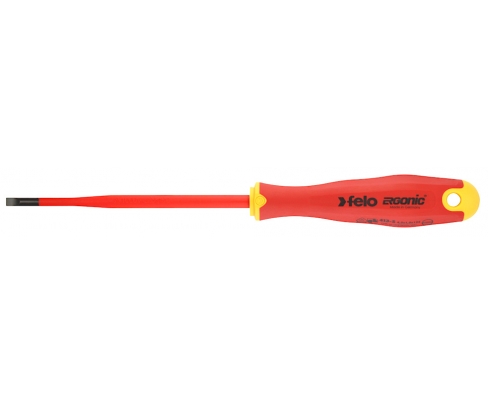 Отвертка шлицевая диэлектрическая E-Slim Felo Ergonic серия 413 3,0x100 41393090