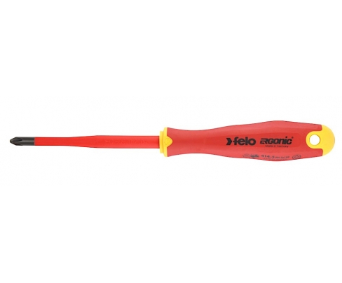 Отвертка крестовая Phillips диэлектрическая E-Slim Felo Ergonic серия 414 PH1 x 80 41419290