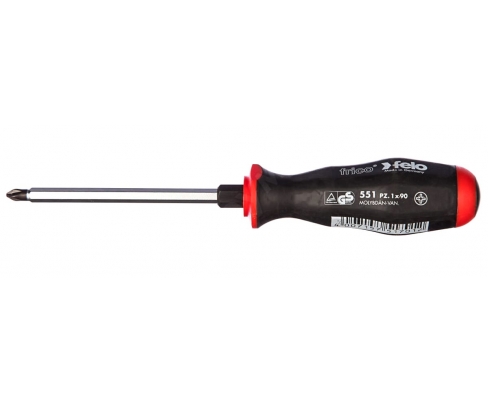Отвертка Felo frico крестовая Pozidriv PZ2 x 100 шестигранная ударная 55120340