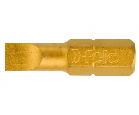 Бита Felo TIN серия 020 6,5 x 25 шлицевая 02061070