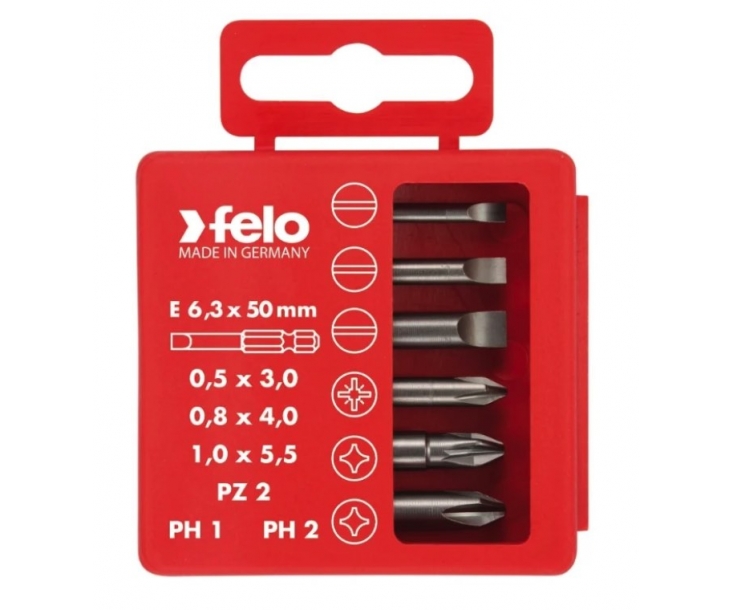Набор Felo с битами SL PH PZ 6 предметов 03092516