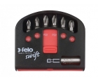 Набор Felo Swift с держателем и крестовыми битами PZ 7 предметов 02060216
