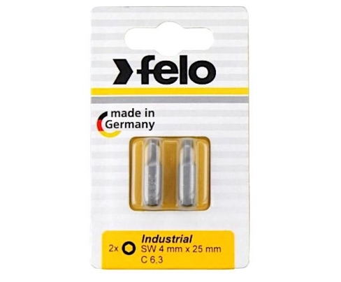 Набор шестигранных бит Felo HEX 4х25 мм 2 предмета 02440036
