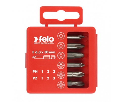 Набор Felo с битами PH PZ 6 предметов 03291516