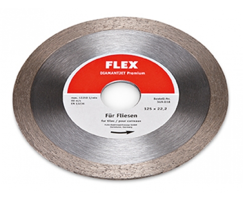 Алмазный отрезной диск 125 x 22,2 мм Flex Diamantjet Premium 349038 по плитке