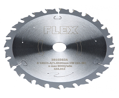Стандартный пильный диск 165 x 20 мм Flex 456012