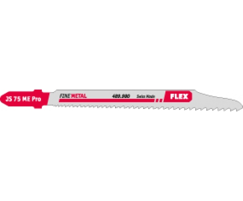 Пилка по металлу для лобзика 75 мм Flex JS 75 ME Pro VE 5 489980 5 шт.