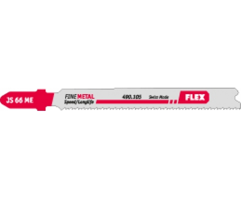 Пилка по металлу для лобзика 66 мм Flex JS 66 ME VE5 490105 5 шт.