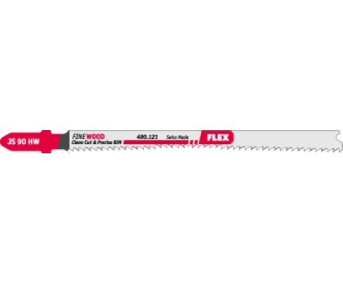 Пилка по дереву для лобзика 90 мм Flex JS 90 HW VE3 490121 3 шт.