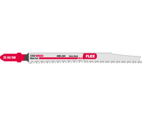 Пилка по дереву для лобзика 90 мм Flex JS 90 SW VE3 490164 3 шт.