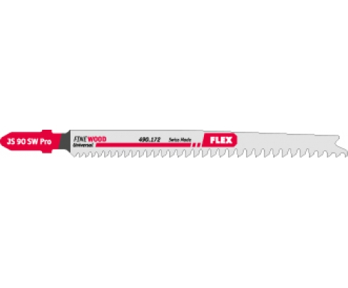 Пилка по дереву для лобзика 90 мм Flex JS 90 SW Pro VE5 490172 5 шт.