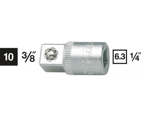 Переходник-адаптер с 1/4" на 3/8" Hazet 858-1