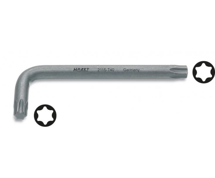 Ключ штифтовый Г-образный TORX T10 Hazet 2115-T10
