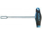 Отвертка-торцовый ключ с Т-образной ручкой HEX Nut 12х230 мм Hazet 428-12