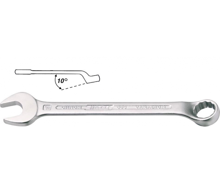 Ключ гаечный комбинированный 603 27 мм Hazet 603-27