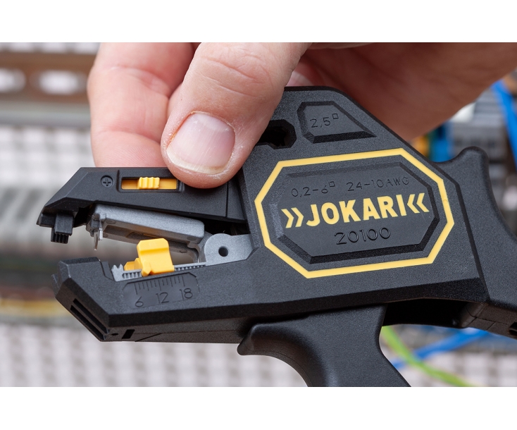 Клещи Secura 2K для снятия изоляции с кабелей Jokari JK 20100