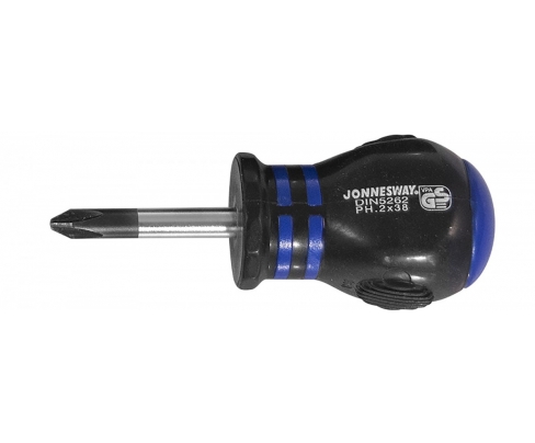 Отвертка крестовая Phillips PH2 x 38 Jonnesway HERCULES D03P238