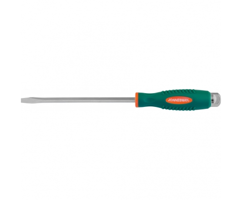 Отвертка шлицевая SL8 x 150 ударная с шестигранным жалом Jonnesway D70S8150