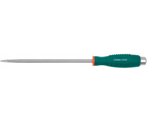 Отвертка шлицевая SL9.5 x 250 ударная с шестигранным жалом Jonnesway D70S9250