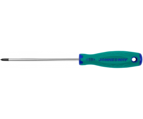 Отвертка крестовая Phillips PH1 x 150 Jonnesway ANTI-SLIP GRIP D71P1150