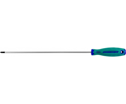 Отвертка крестовая Phillips PH1 x 300 Jonnesway ANTI-SLIP GRIP D71P1300