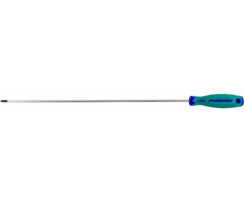 Отвертка крестовая Phillips PH1 x 400 Jonnesway ANTI-SLIP GRIP D71P1400