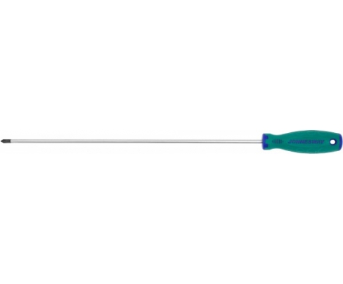 Отвертка крестовая Phillips PH2 x 400 Jonnesway ANTI-SLIP GRIP D71P2400