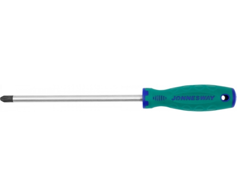 Отвертка крестовая Phillips PH4 x 200 Jonnesway ANTI-SLIP GRIP D71P4200
