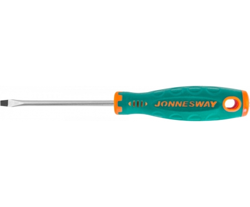 Отвертка шлицевая SL4 х 80 Jonnesway ANTI-SLIP GRIP D71S480