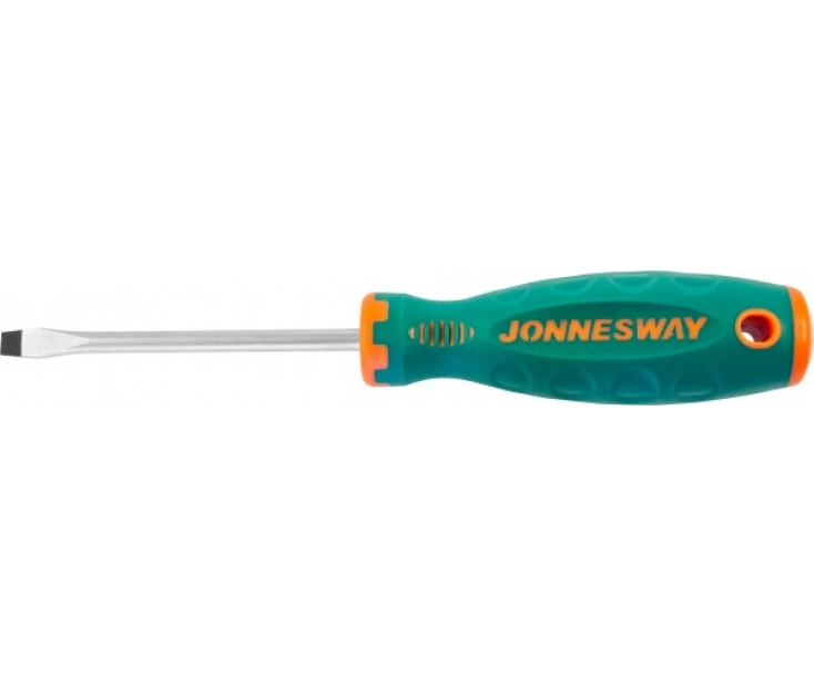 Отвертка шлицевая SL 6.5 х 100 Jonnesway ANTI-SLIP GRIP D71S6100