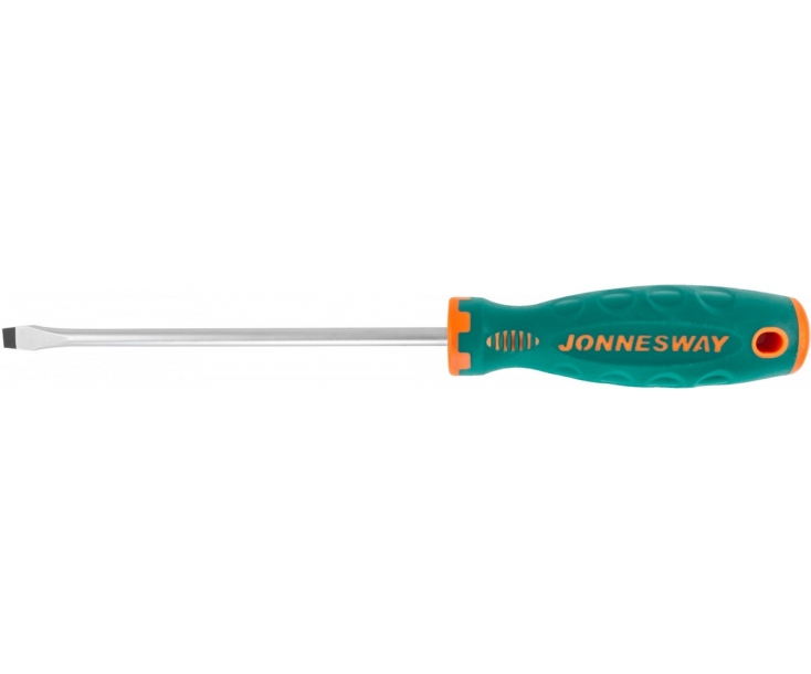 Отвертка шлицевая SL8 х 175 Jonnesway ANTI-SLIP GRIP D71S8175
