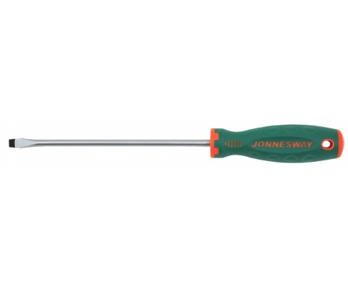 Отвертка шлицевая SL8 х 200 Jonnesway ANTI-SLIP GRIP D71S8200
