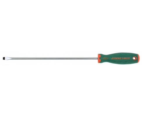 Отвертка шлицевая SL8 х 300 Jonnesway ANTI-SLIP GRIP D71S8300