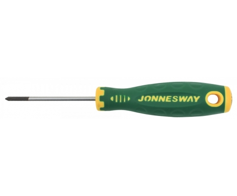 Отвертка крестовая Pozidriv PZ0 x 60 Jonnesway ANTI-SLIP GRIP D71Z060