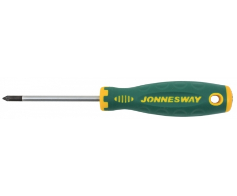 Отвертка крестовая Pozidriv PZ1 x 80 Jonnesway ANTI-SLIP GRIP D71Z180