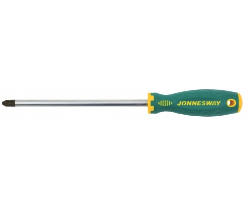 Отвертка крестовая Pozidriv PZ4 x 200 Jonnesway ANTI-SLIP GRIP D71Z4200
