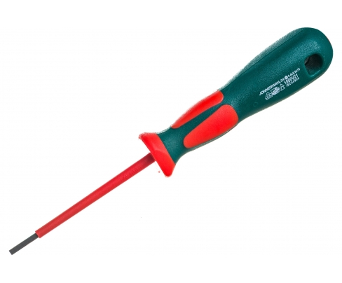 Отвертка шлицевая диэлектрическая SL2,5х75 VDE Jonnesway DV13S275
