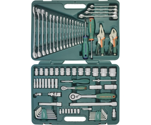 Набор инструмента универсальный 1/4" 1/2"DR 78 предметов Jonnesway S04H52478S