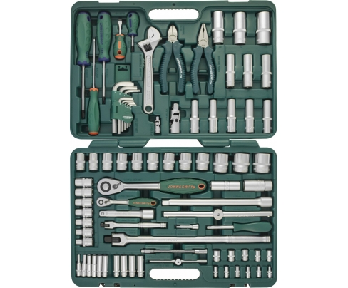 Набор инструмента универсальный 1/4", 1/2"DR 83 предмета Jonnesway S04H52483S