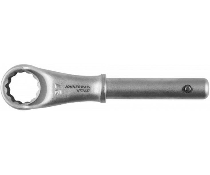 Ключ накидной усиленный 27 мм d18.5/190 мм Jonnesway W77A127