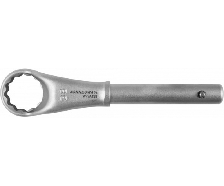Ключ накидной усиленный 38 мм d21.5/245 мм Jonnesway W77A138